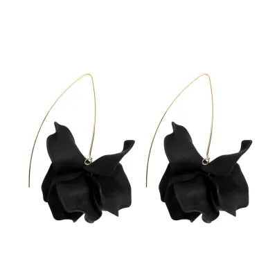 Creative Flower Shaped Resin Earrings for Women