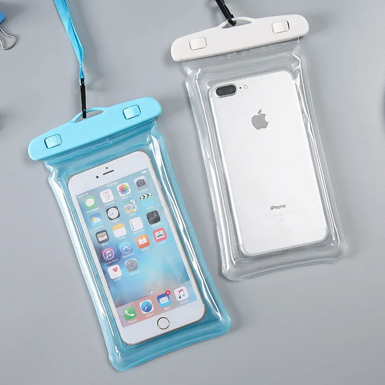 Portable Underwater Photo Airbag Waterproof Bag for Mobile Phones Under 6 Inches