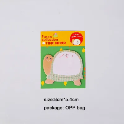 Creative Student Stationery Cute Animal Shape Stickers Memo Pad