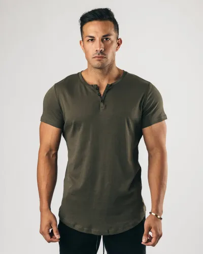 Men Basic Short Sleeve Solid Color Cotton Polo T-Shirt