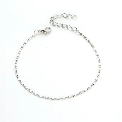 Fashion Single Chain Design Summer Beach Anklet Alloy Simple Women's Wave