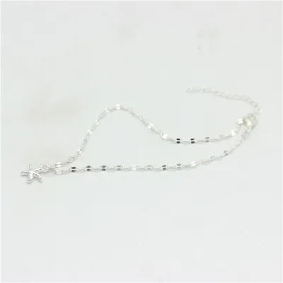 Single Chain Starfish Pendant Anklet Women's Anklet