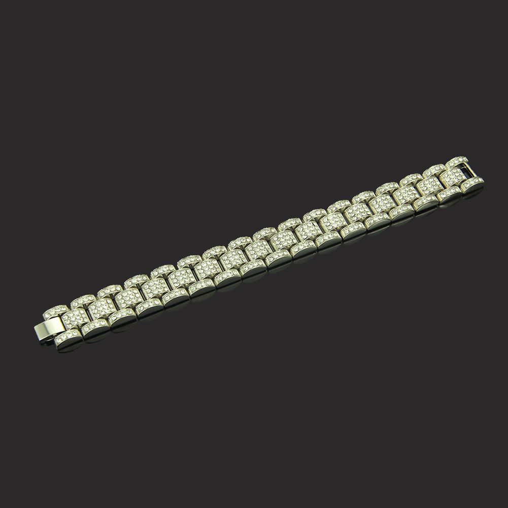 M1号 ベムラー Wholesale Hot Sale Hip-hop Men Fashion Plated Alloy Bracelet