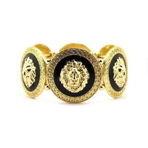 Men Hip-hop Jewelry Good Quality Alloy Chain Coin Bracelet