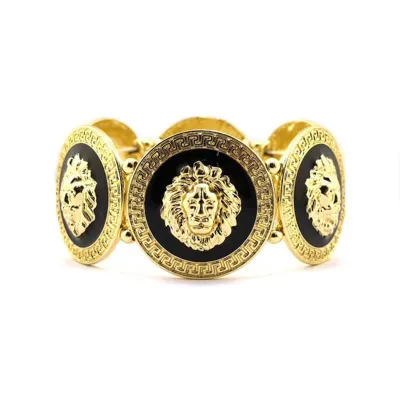 Men Hip-hop Jewelry Good Quality Alloy Chain Coin Bracelet