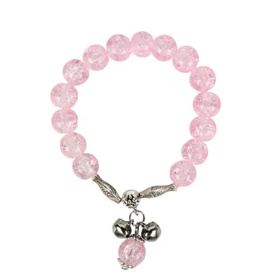 Boho Glass Beads Kiss Fish Pattern Charm Bracelet Women's