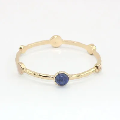 Fashion Multicolor Natural Stone Decor Unique Women Bangle