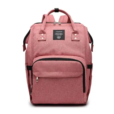 Multifunction Solid Color Waterproof Oxford Mother Nursing Backpack for Baby Care