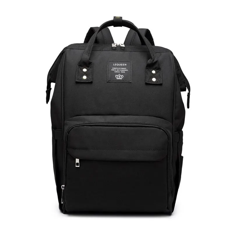 Multifunction Solid Color Waterproof Oxford Mother Nursing Backpack for Baby Care