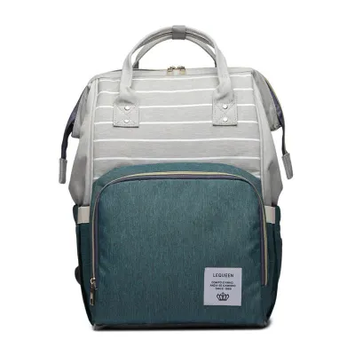 Fashion Patchwork Large Capacity Baby Diaper Bag Polyester