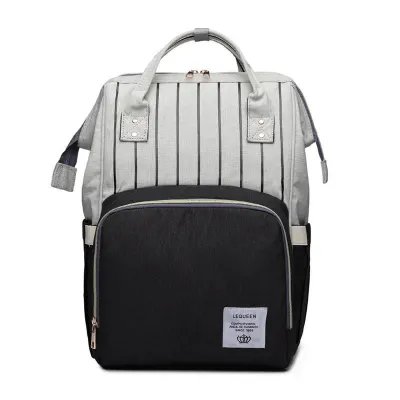 Fashion Patchwork Large Capacity Baby Diaper Bag Polyester