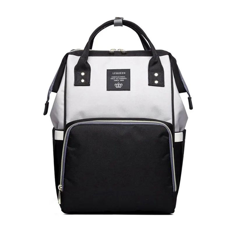 New Arrived Color Blocking Multifunction Mother Nappy Bag Oxford Cloth