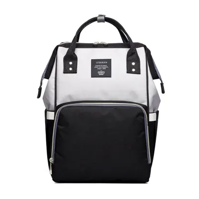 New Arrived Color Blocking Multifunction Mother Nappy Bag Oxford Cloth