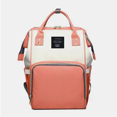 New Arrived Color Blocking Multifunction Mother Nappy Bag Oxford Cloth
