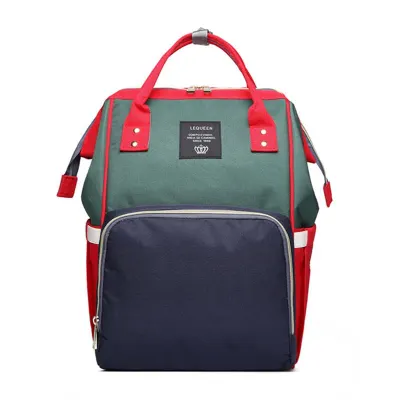 New Arrived Color Blocking Multifunction Mother Nappy Bag Oxford Cloth