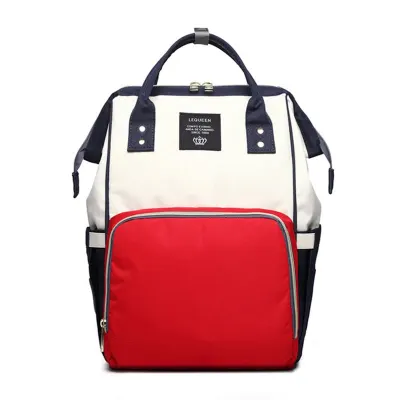New Arrived Color Blocking Multifunction Mother Nappy Bag Oxford Cloth