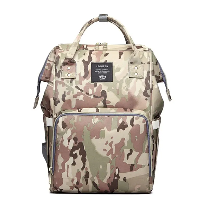 Fashion Camouflage Printed Maternity Nursing Bag Oxford Cloth