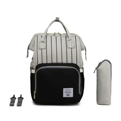 USB Port Patchwork Multifunction Maternity Nursing Kids Bag