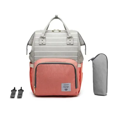 USB Port Patchwork Multifunction Maternity Nursing Kids Bag
