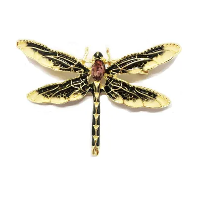 Wholesale Women Multicolor Enameled Dragon Pattern Brooch