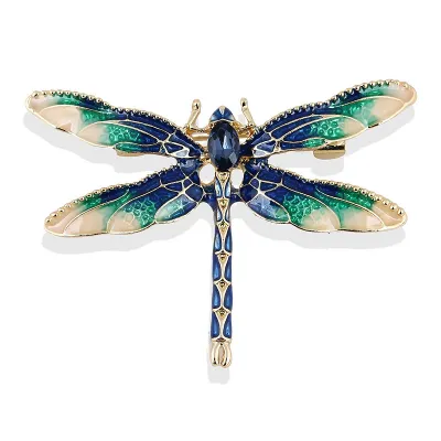 Wholesale Women Multicolor Enameled Dragon Pattern Brooch