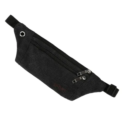 Durable Outdoor Unisex Multifunctional Waist Pack Canvas Zipper