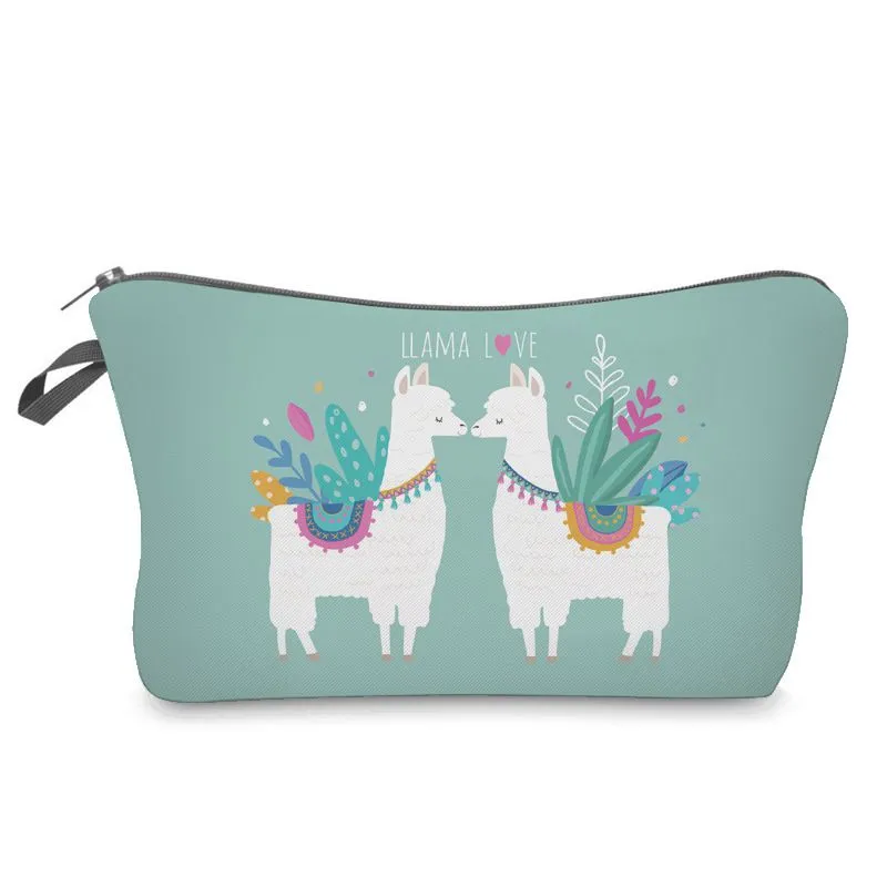 Women Beauty Tool Travelling Portable Graphic Print Storage Bag