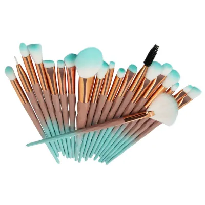 New Arrival Gradient Handle High Quality Cosmetic Brushes 20pcs/Set