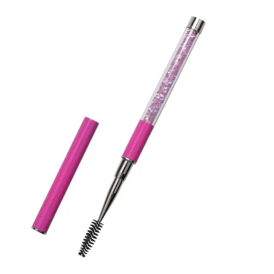10 Color Options Portable Diamond Handle Design Makeup Eyelash Brush