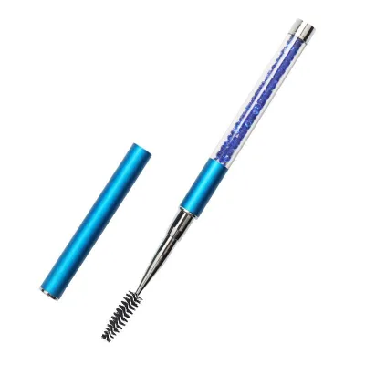 10 Color Options Portable Diamond Handle Design Makeup Eyelash Brush