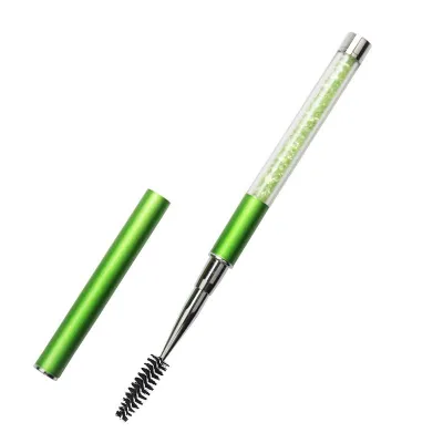 10 Color Options Portable Diamond Handle Design Makeup Eyelash Brush