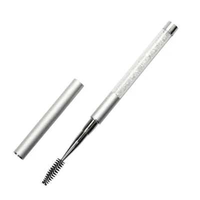 10 Color Options Portable Diamond Handle Design Makeup Eyelash Brush