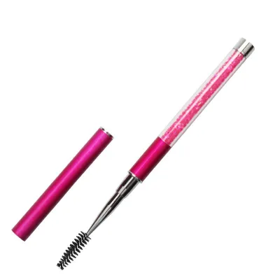10 Color Options Portable Diamond Handle Design Makeup Eyelash Brush