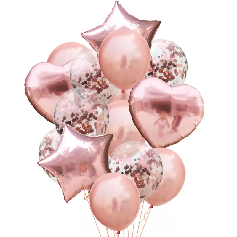 14 Pcs Wedding Party Birthday Decoration Balloons 14pcs/Set