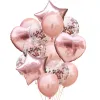Rose Gold + Confetti