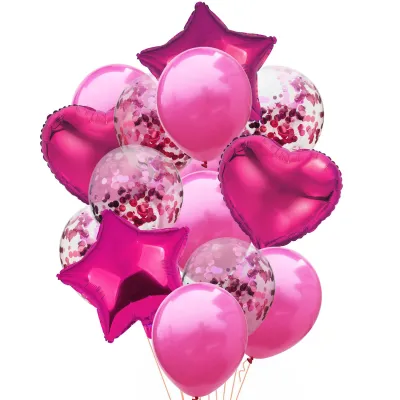 14 Pcs Wedding Party Birthday Decoration Balloons 14pcs/Set