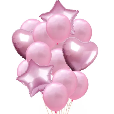 14 Pcs Wedding Party Birthday Decoration Balloons Set