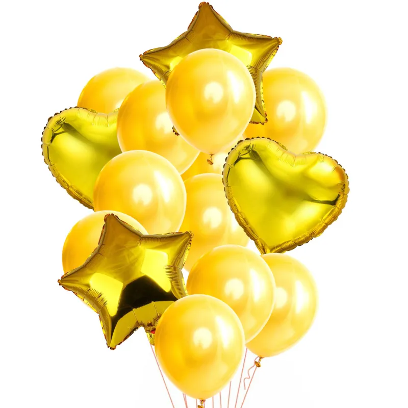 14 Pcs Wedding Party Birthday Decoration Balloons Set