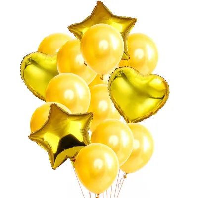 14 Pcs Wedding Party Birthday Decoration Balloons Set