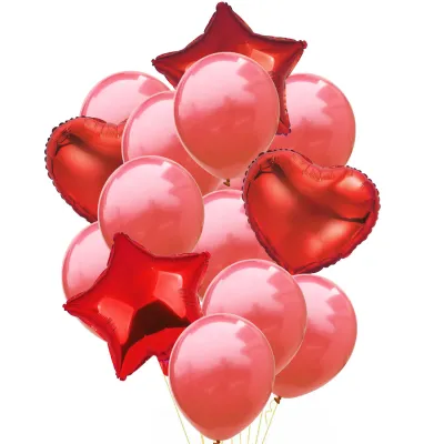 14 Pcs Wedding Party Birthday Decoration Balloons Set