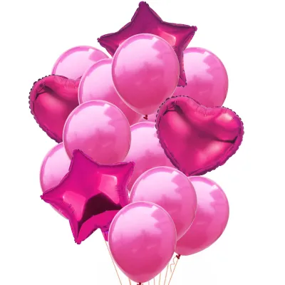 14 Pcs Wedding Party Birthday Decoration Balloons Set