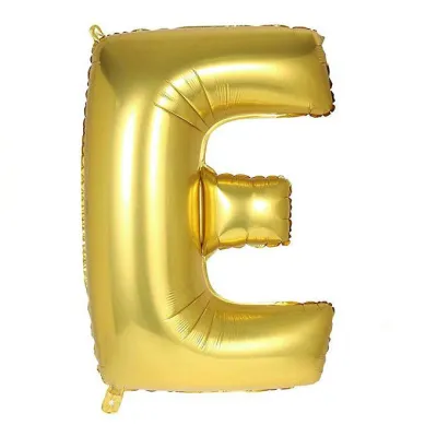 32 Inches Wholesale Party Shop Decoration A-M Gold Aluminum Foil Letter Balloons