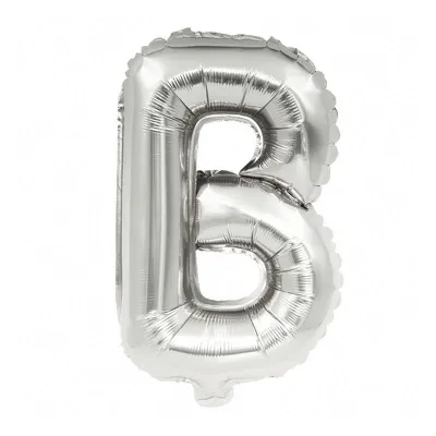 40 Inches Wholesale Party Shop Decoration A-M Silver Aluminum Foil Letter Balloons