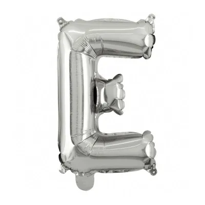 40 Inches Wholesale Party Shop Decoration A-M Silver Aluminum Foil Letter Balloons