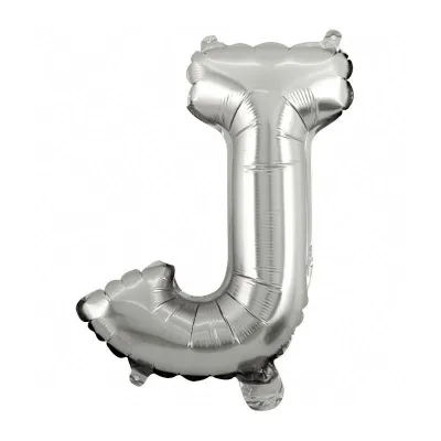 40 Inches Wholesale Party Shop Decoration A-M Silver Aluminum Foil Letter Balloons