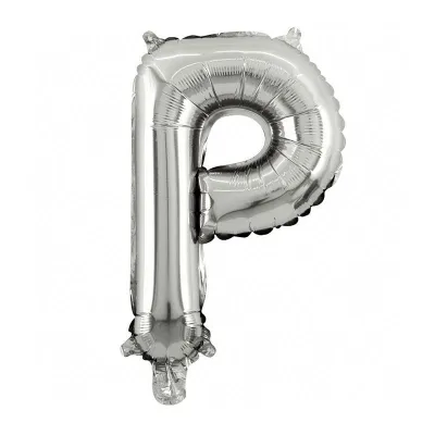 40 Inches Wholesale Party Shop Decoration N-Z Silver Aluminum Foil Letter Balloons
