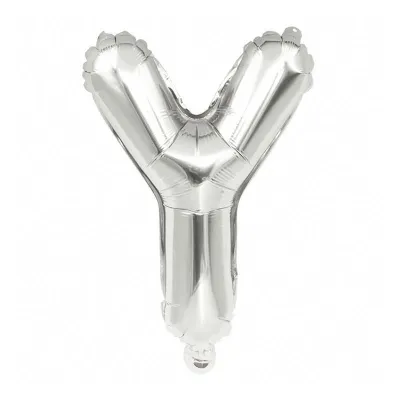 40 Inches Wholesale Party Shop Decoration N-Z Silver Aluminum Foil Letter Balloons