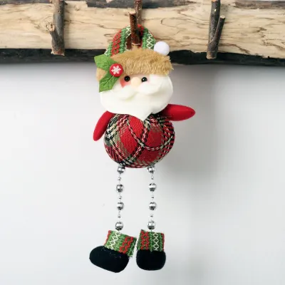 Christmas Tree Decoration Doll Pendants Cloth Ornament 23*9cm