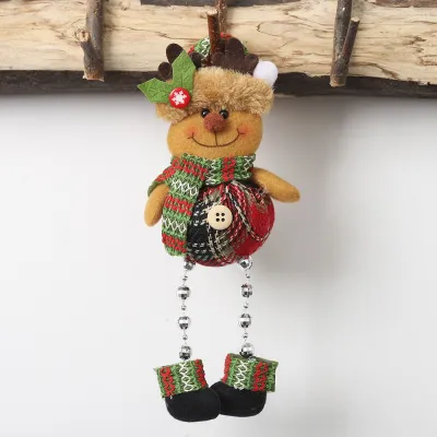 Christmas Tree Decoration Doll Pendants Cloth Ornament 23*9cm
