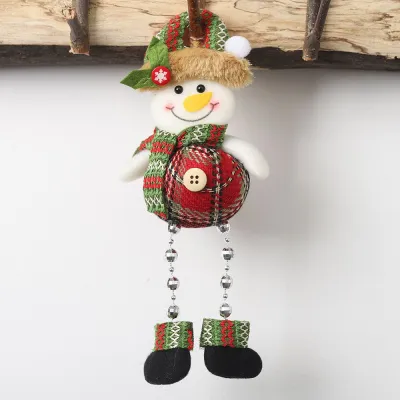 Christmas Tree Decoration Doll Pendants Cloth Ornament 23*9cm